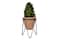 Hello Honey® 8.5" Terra Cotta Pot With Metal Stand Set